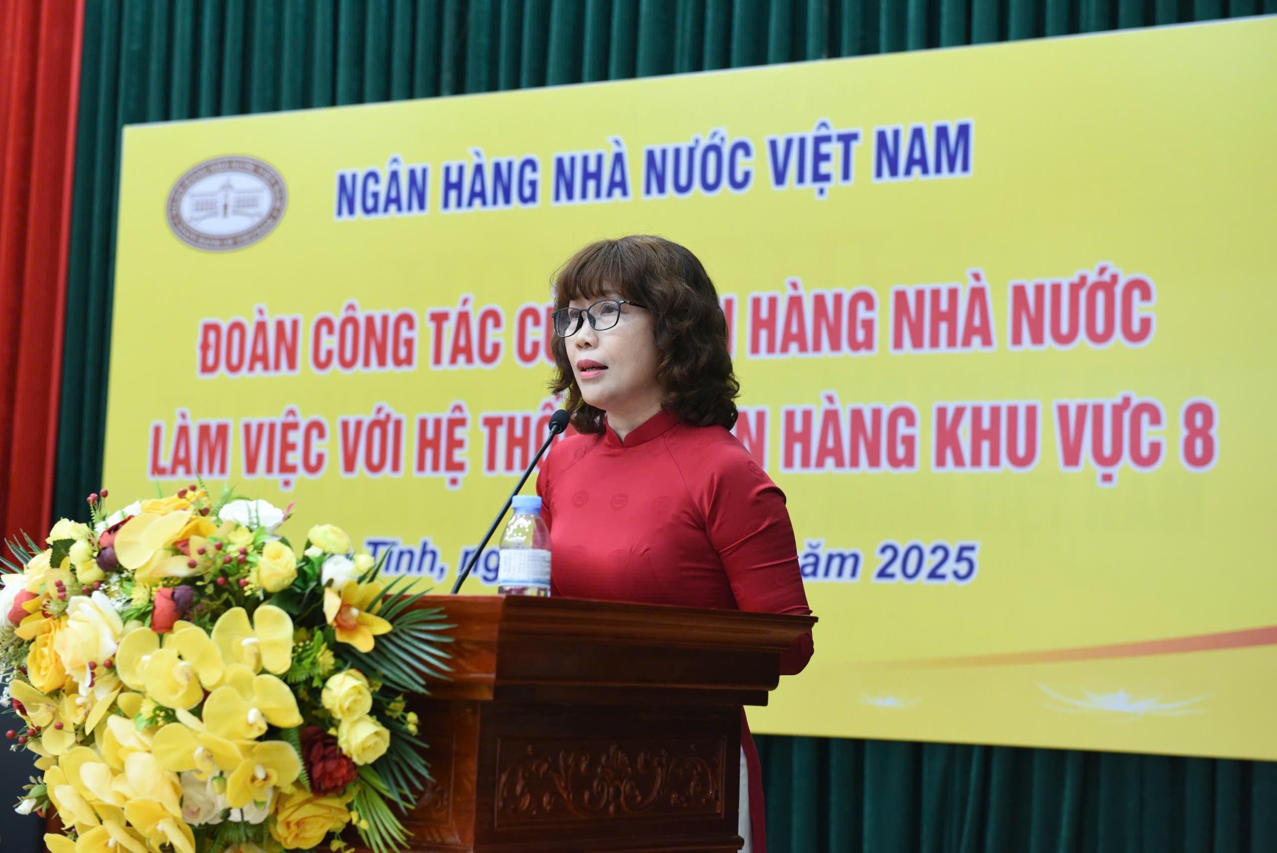 Bà Nguyễn Thị Thu Thu - Quyền Giám đốc NHNN Khu vực 8