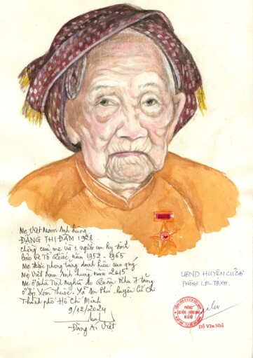 TP. Hồ Chí Minh số hóa hơn 3.000 bức vẽ chân dung Mẹ Việt Nam Anh hùng