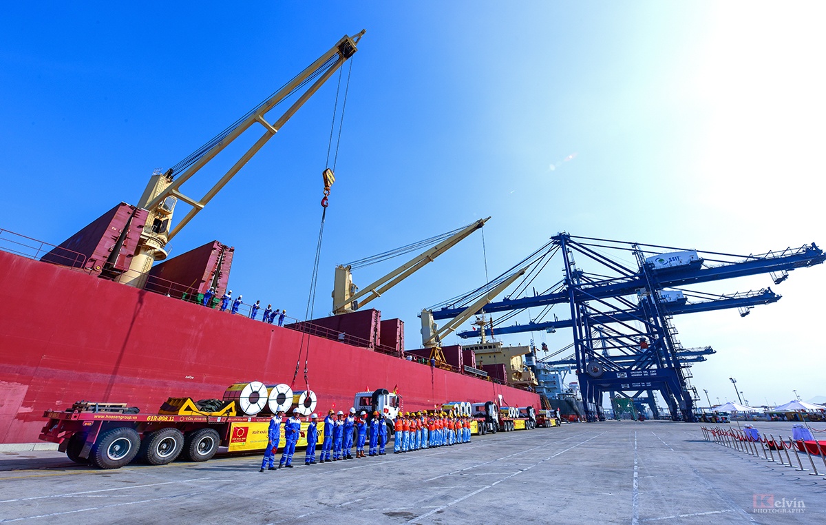 Một lô hàng của Việt Nam xuất đi Mỹ Một lô hàng của Việt Nam xuất đi Mỹ