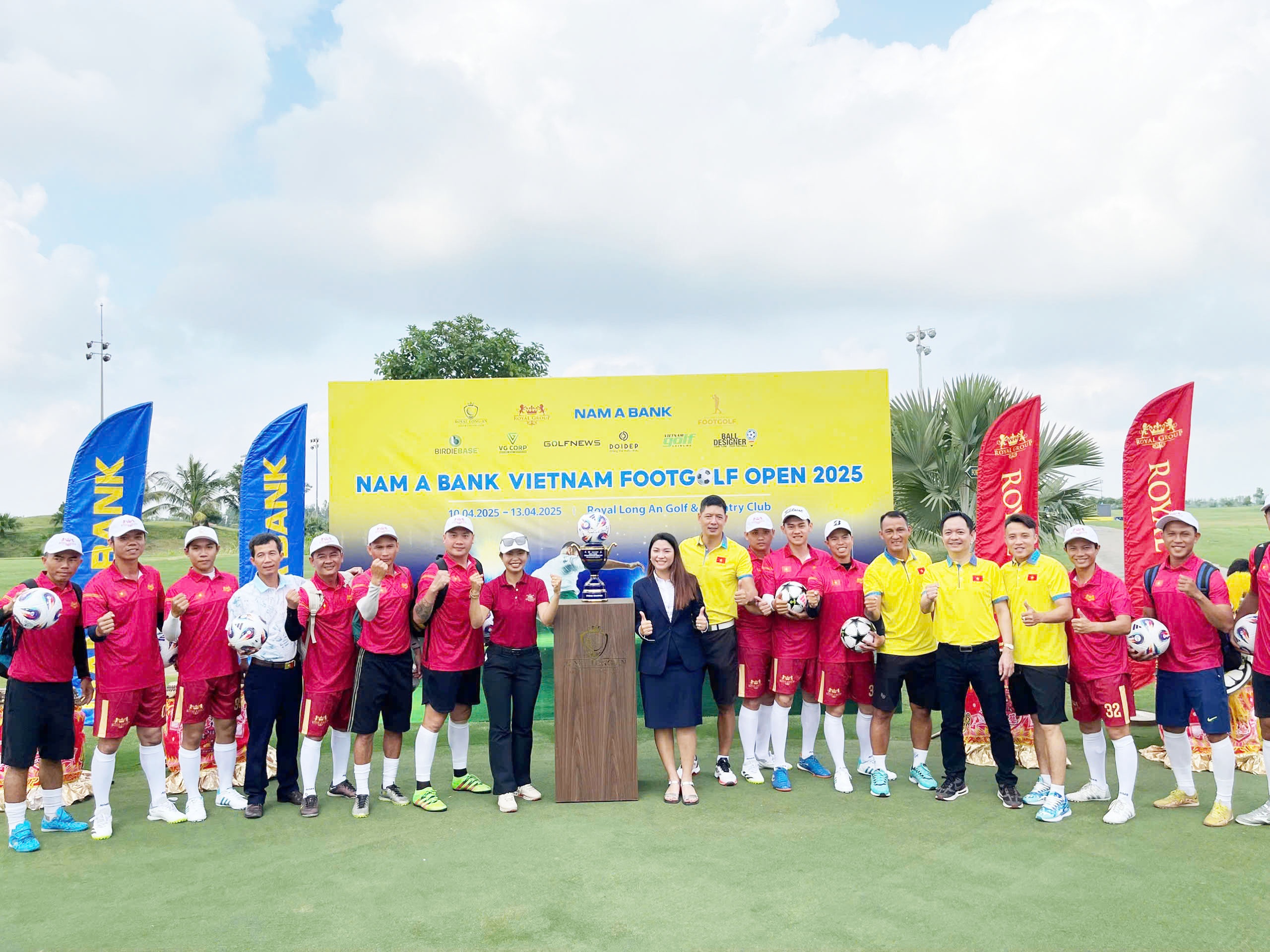 Đội tuyền footgolf Việt Nam tại giải đấu năm nay