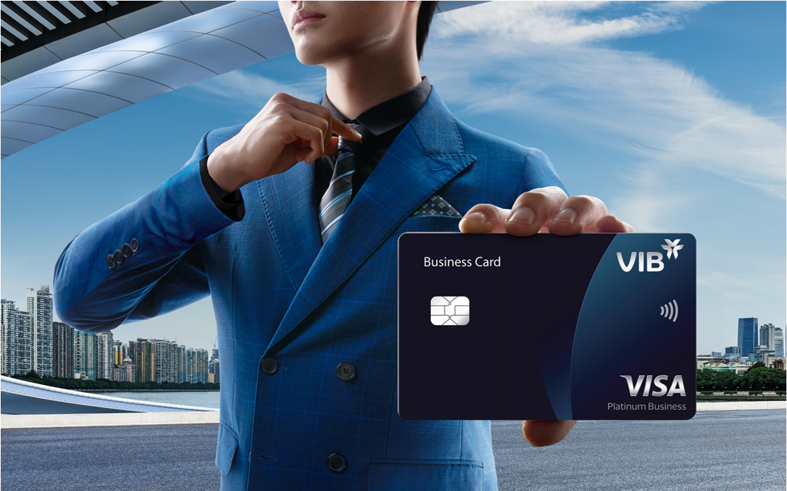VIB Business Card - Thẻ tín dụng doanh nghiệp miễn lãi đến 57 ngày, hoàn tiền cho mọi chi tiêu VIB Business Card - Thẻ tín dụng doanh nghiệp miễn lãi đến 57 ngày, hoàn tiền cho mọi chi tiêu