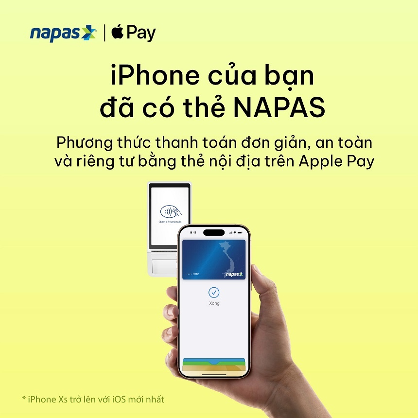 NAPAS triển khai Apple Pay cho khách hàng tại Việt Nam NAPAS triển khai Apple Pay cho khách hàng tại Việt Nam