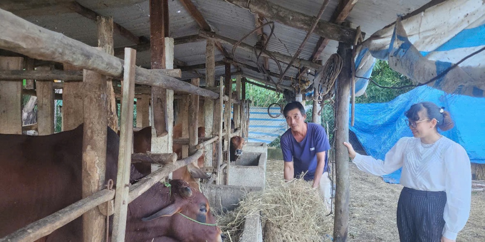 Với phương châm “nói đi đôi với làm”, cán bộ tín dụng tại đây không ngại khó, sẵn sàng bám bản, sát dân