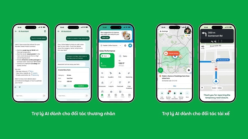 Grab triển khai công nghệ agentic AI hỗ trợ tài xế và đối tác thương nhân