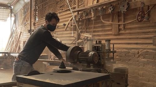 Làng nghề mộc dân dụng Chanh Thôn, xã Nam Tiến, huyện Phú Xuyên, Hà Nội. Ảnh: nongthonmoihanoi.gov.vn 