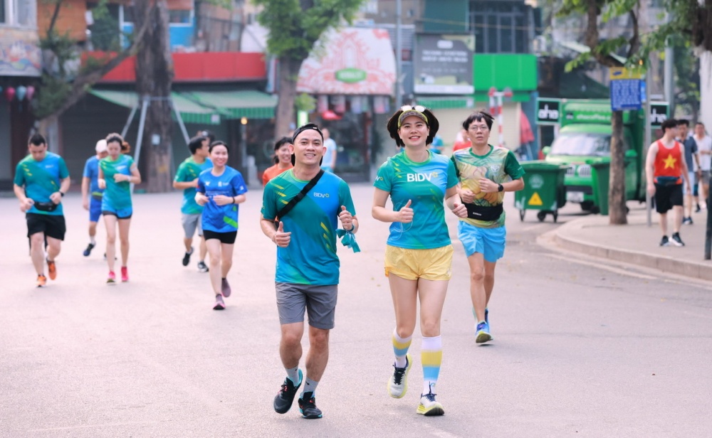 Chương trình “BIDV RUN - Vì cuộc sống Xanh” năm 2025 diễn ra trong 22 ngày, từ ngày 20/4 đến hết ngày 11/5/2025