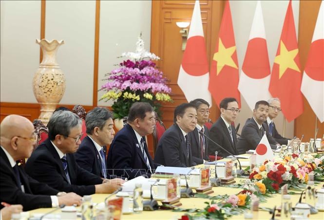 Thủ tướng Ishiba Shigeru khẳng định Việt Nam là đối tác không thể thiếu của Nhật Bản - Ảnh: TTXVN