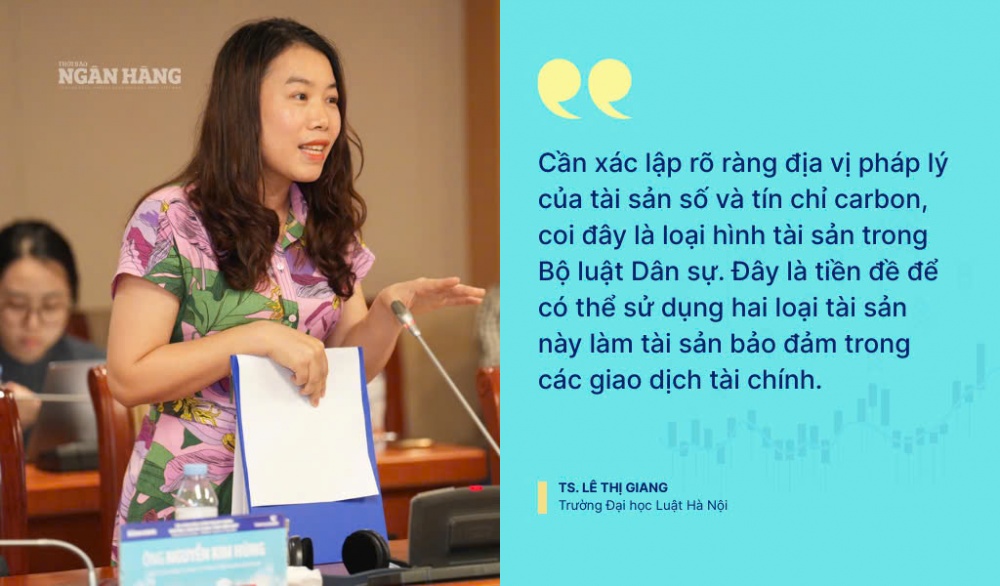 Thừa nhận tài sản số và tín chỉ carbon là tài sản bảo đảm sẽ mang lại nhiều lợi ích Thừa nhận tài sản số và tín chỉ carbon là tài sản bảo đảm sẽ mang lại nhiều lợi ích