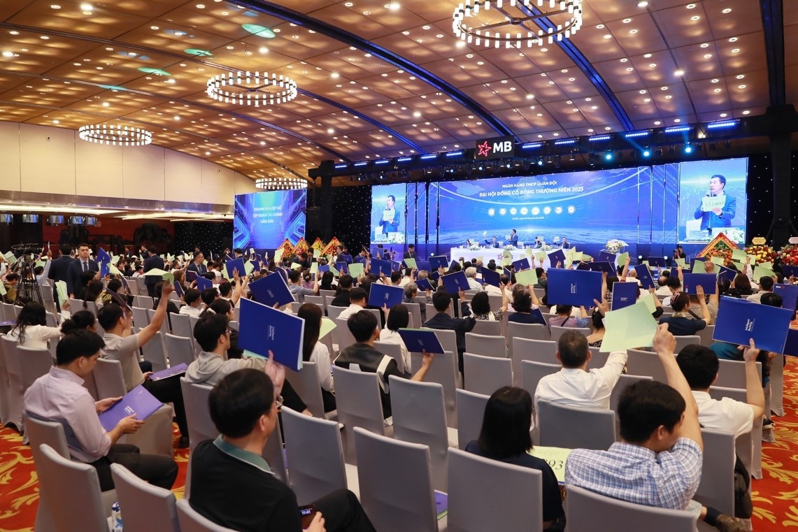 Đại hội đồng cổ đông biểu quyết tại sự kiện 