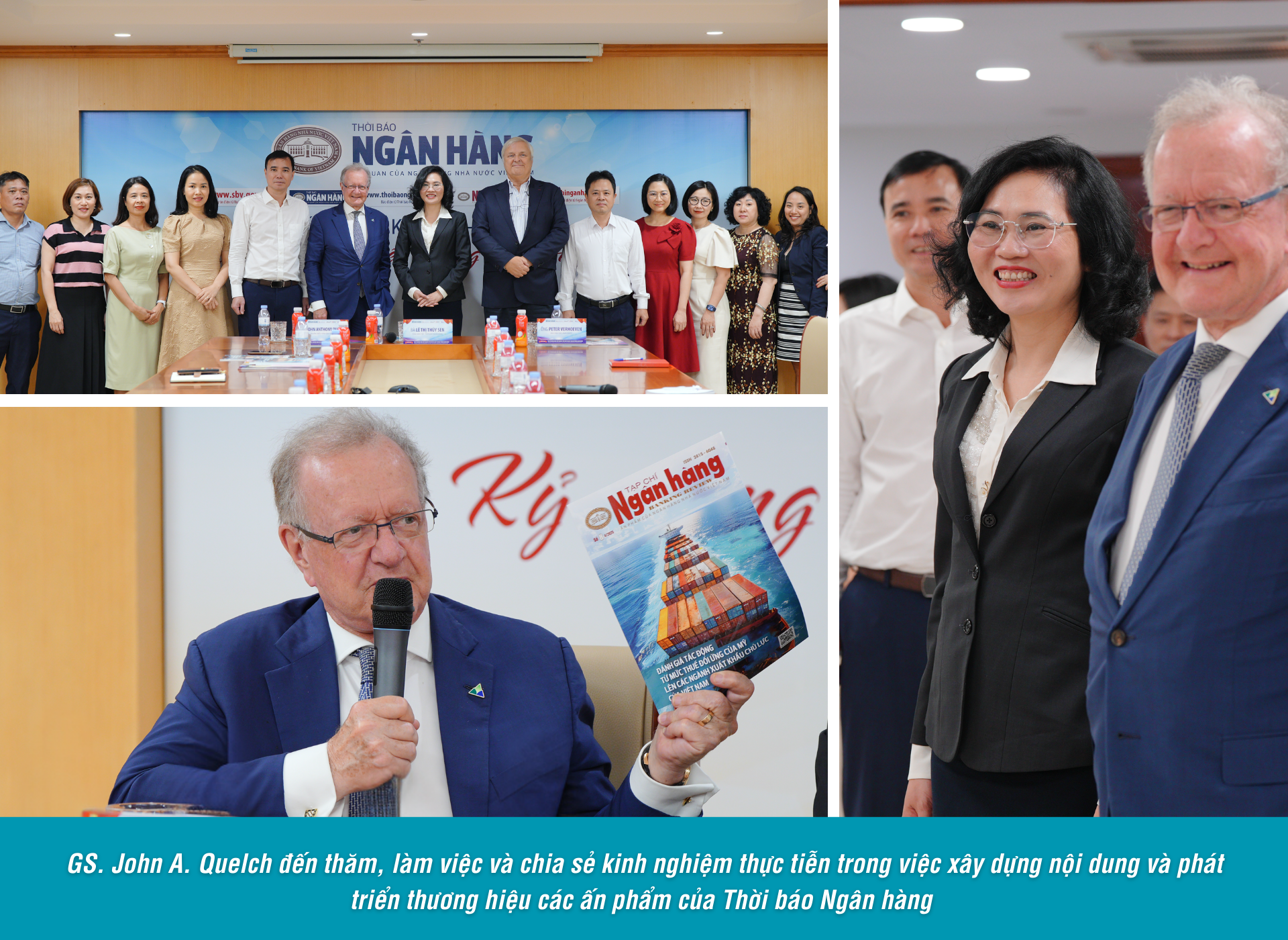 GS. John A. Quelch khuyến nghị những yếu tố cốt lõi để ngân hàng Việt vươn ra toàn cầu GS. John A. Quelch khuyến nghị những yếu tố cốt lõi để ngân hàng Việt vươn ra toàn cầu