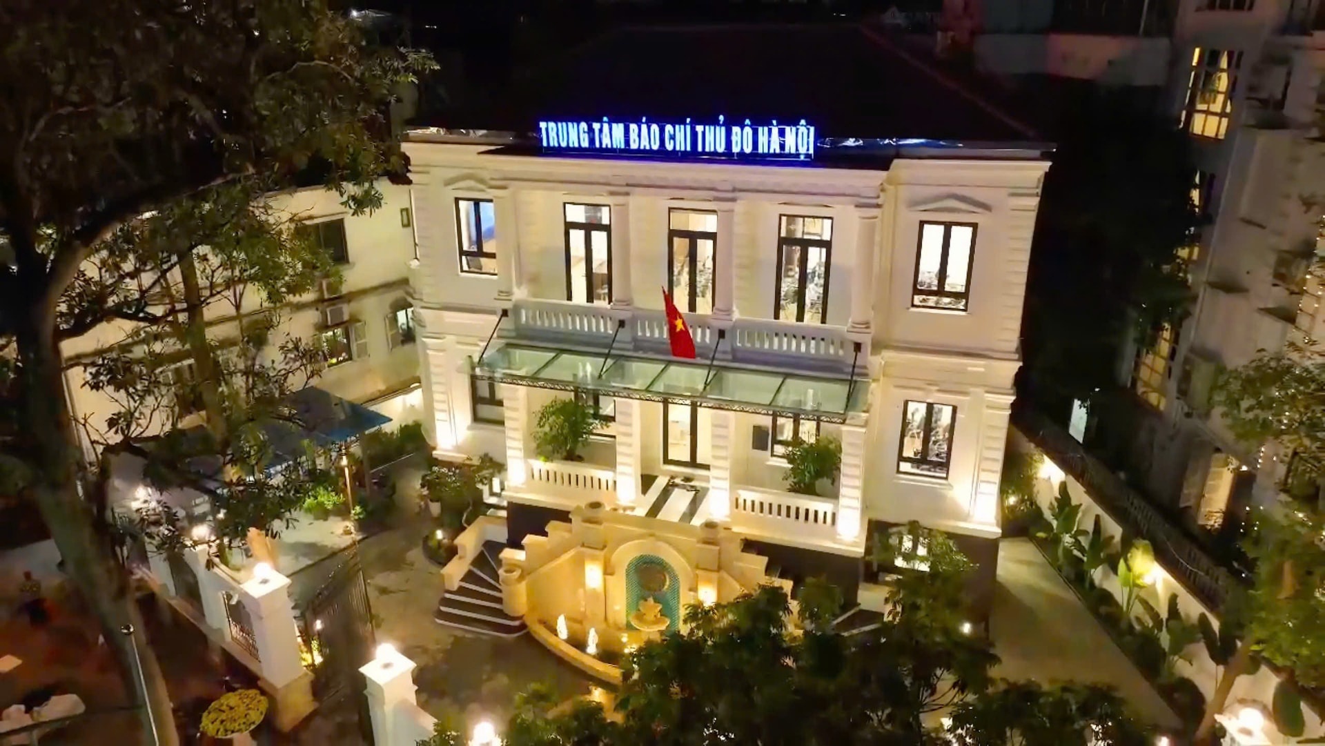 Trung tâm Báo chí Thủ đô tại số 17, phố Điện Biên Phủ. Ảnh: Phan Linh