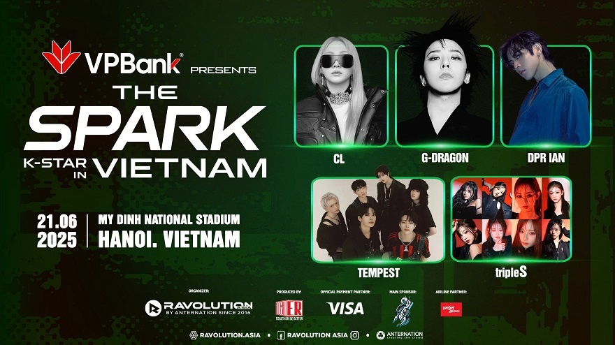 Đại nhạc hội VPBank K-Star Spark in Vietnam 2025 quy tụ những tên tuổi hàng đầu K-pop Đại nhạc hội VPBank K-Star Spark in Vietnam 2025 quy tụ những tên tuổi hàng đầu K-pop
