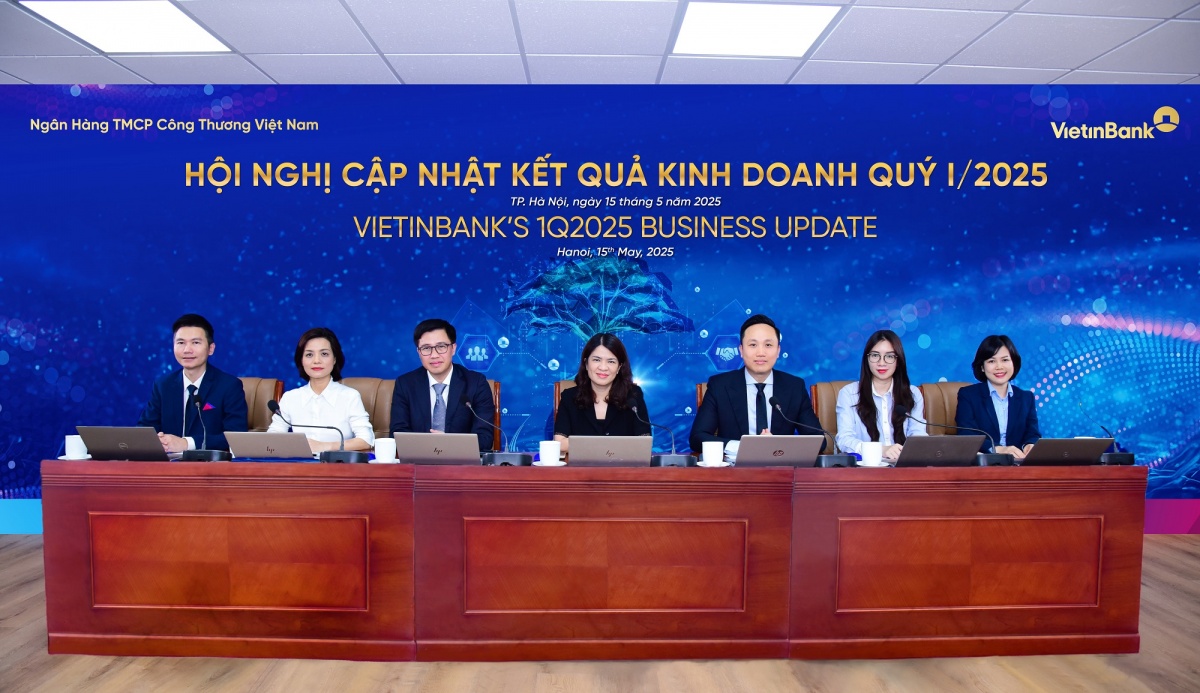 Ảnh 1: Hội nghị cập nhật kết quả kinh doanh quý 1/2025 của VietinBank Ảnh 1: Hội nghị cập nhật kết quả kinh doanh quý 1/2025 của VietinBank