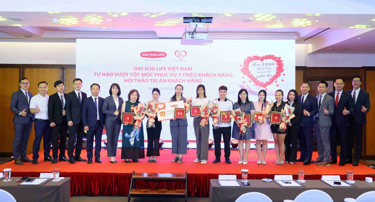 Dai-ichi Life Việt Nam vượt cột mốc phục vụ 5 triệu khách hàng