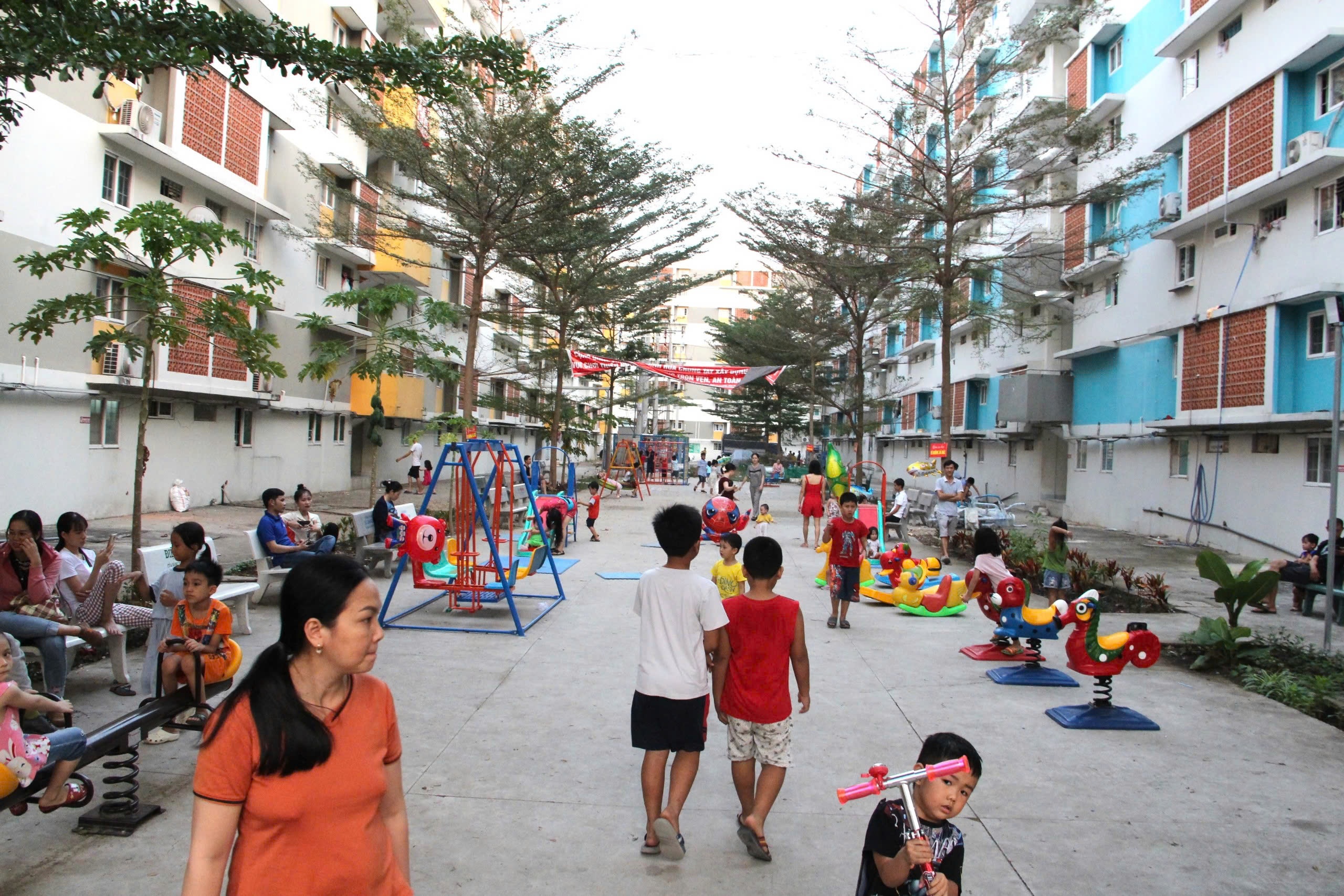 Một khu nhà ở xã hội ở Bình Dương