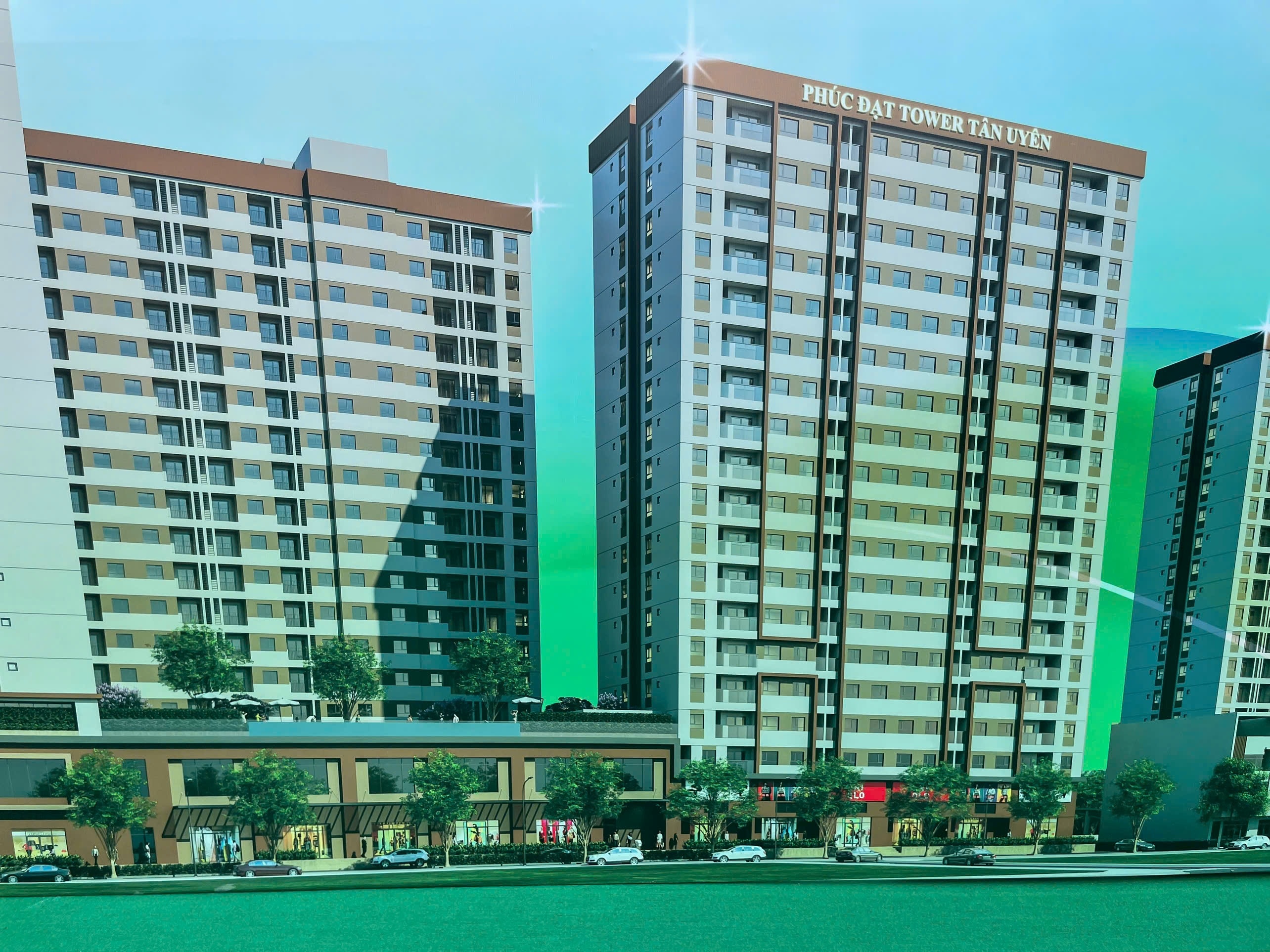 Phối cảnh nhà ở xã hội cao tầng