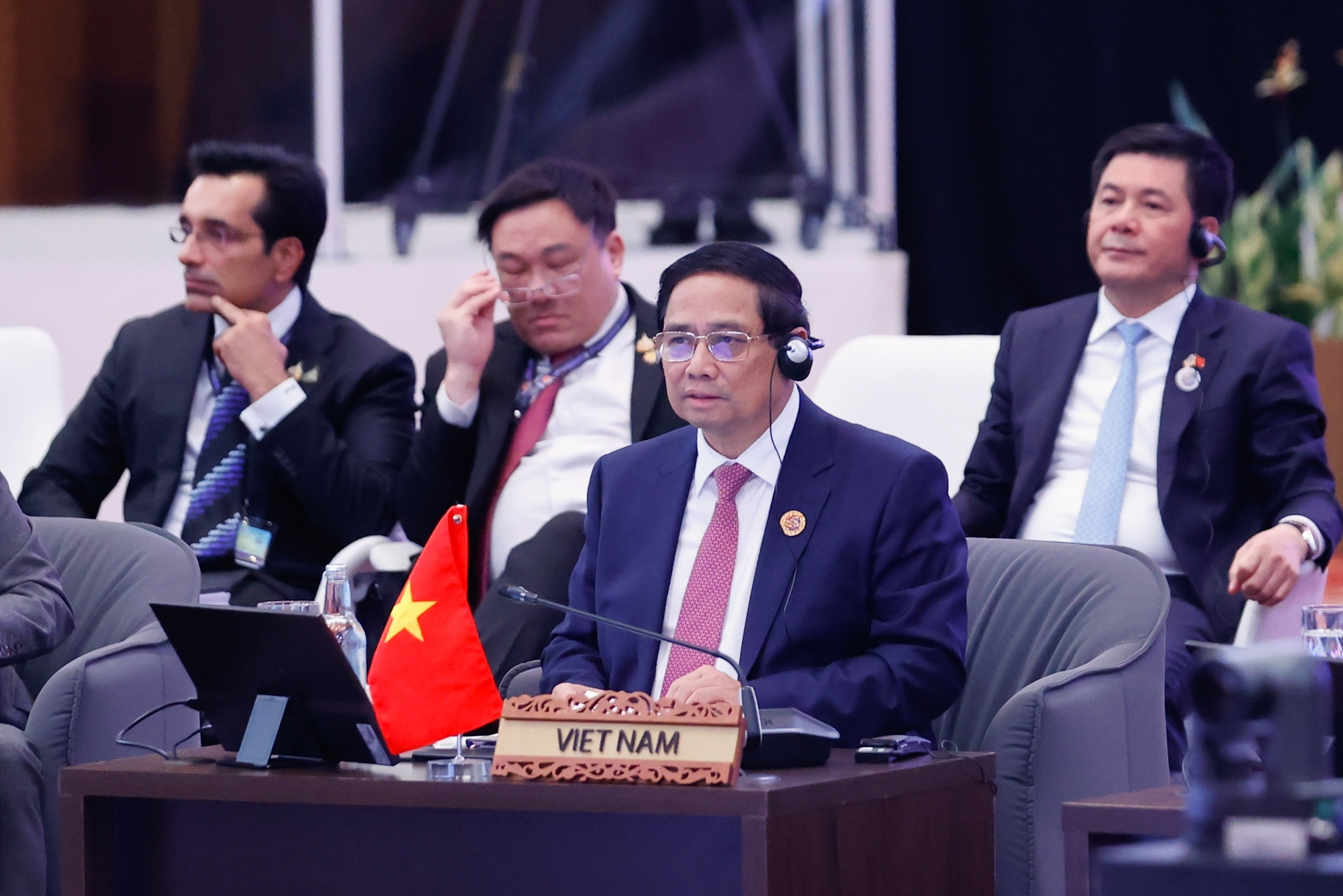 Thủ tướng Phạm Minh Chính: Doanh nghiệp là “trái tim” của tăng trưởng ASEAN - Ảnh: VGP/Nhật Bắc Thủ tướng Phạm Minh Chính: Doanh nghiệp là “trái tim” của tăng trưởng ASEAN - Ảnh: VGP/Nhật Bắc