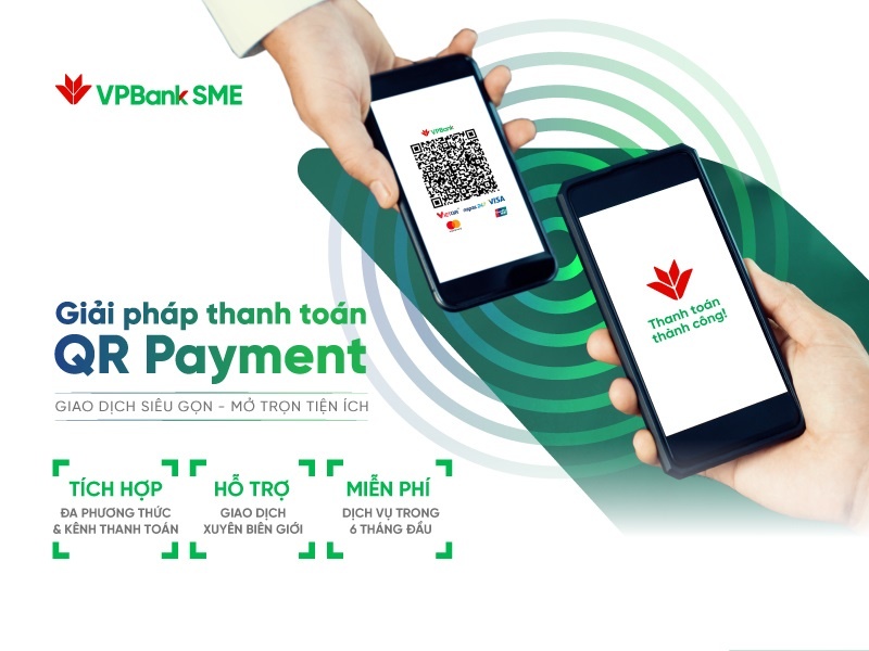 VPBank SME triển khai giải pháp QR Payment, chấp nhận thanh toán từ chuyển khoản đến thẻ tín dụng VPBank SME triển khai giải pháp QR Payment, chấp nhận thanh toán từ chuyển khoản đến thẻ tín dụng