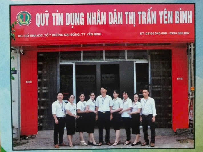 Quỹ tín dụng nhân dân thị trấn Yên Bình thông báo sửa đổi, bổ sung Giấy phép hoạt động