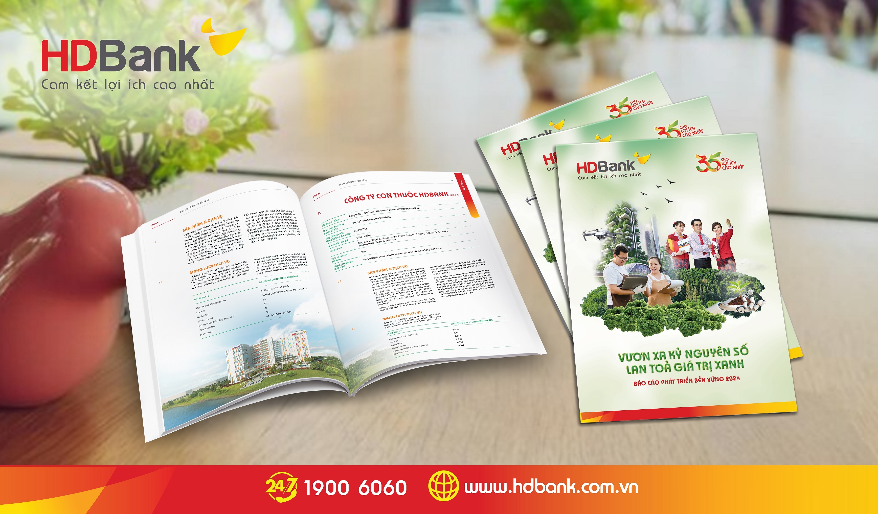 HDBank là một trong những ngân hàng đầu tiên tại Việt Nam công bố Báo cáo phát triển bền vững trong năm 2025 