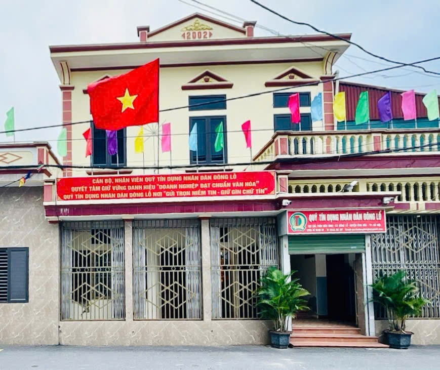 Quỹ tín dụng nhân dân Đông Lỗ thông báo về việc Sửa đổi, bổ sung Giấy phép hoạt động