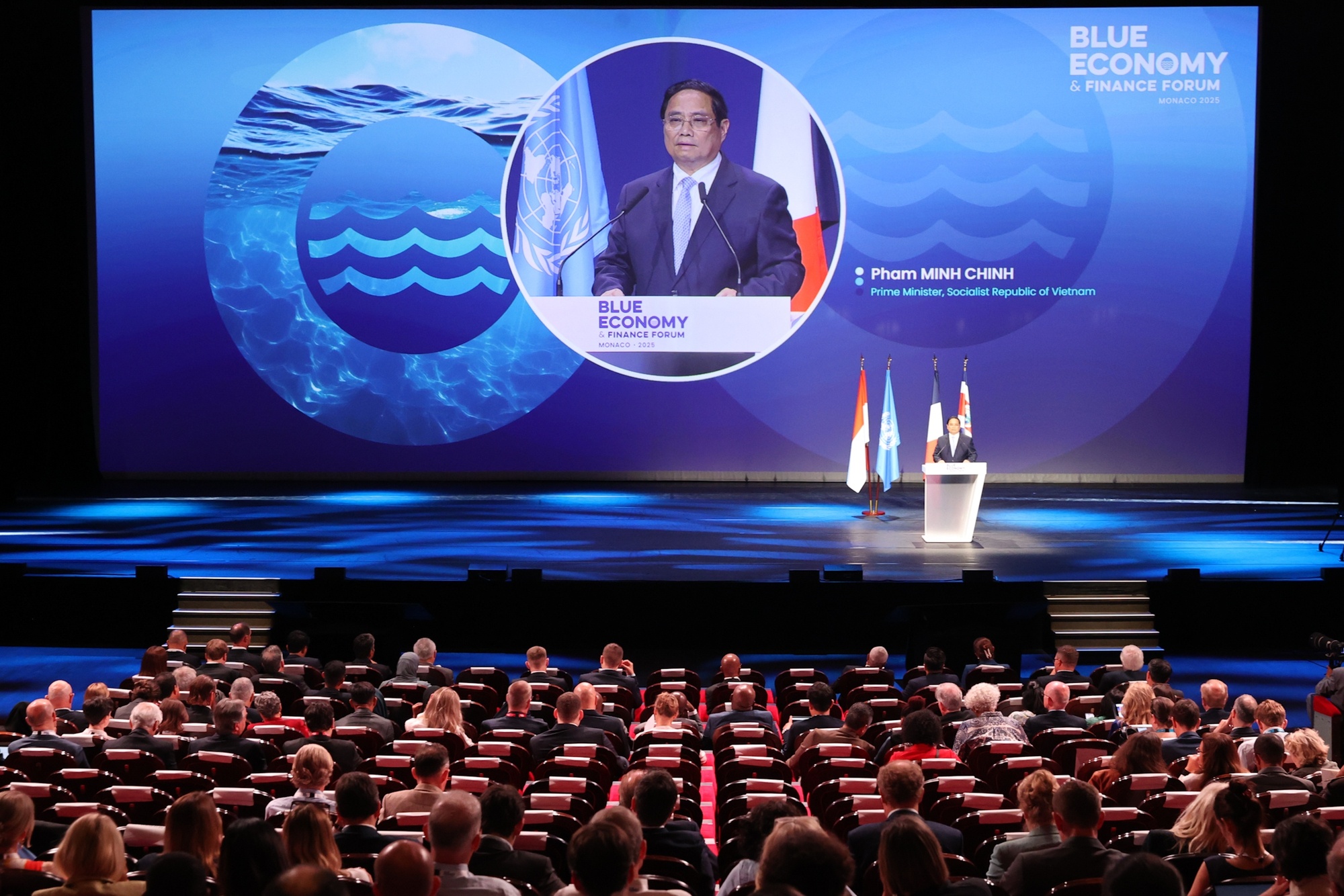 Thủ tướng nhấn mạnh, mỗi quốc gia, dân tộc có chung một sứ mệnh là Thủ tướng: Việt Nam sẵn sàng tham gia, dẫn dắt trong các cơ chế hợp tác về biển