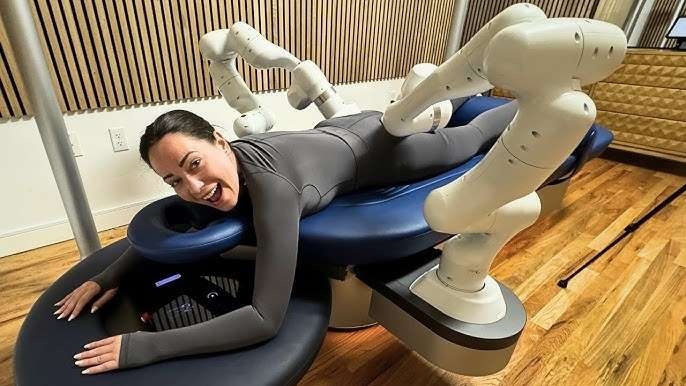 Robot massage bằng AI