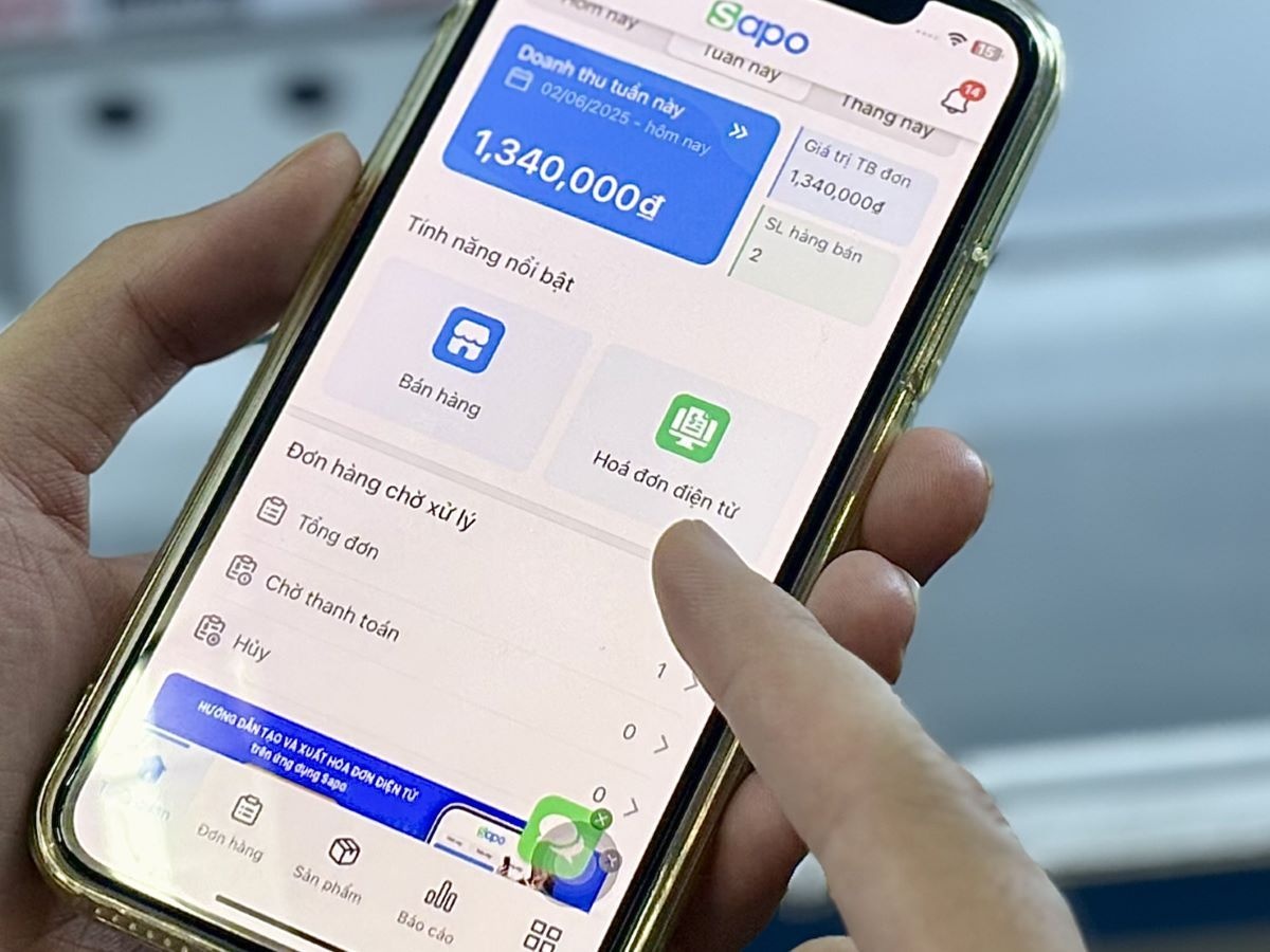 Sapo 6870 giải quyết nỗi lo hóa đơn điện tử cho tiểu thương Sapo 6870 giải quyết nỗi lo hóa đơn điện tử cho tiểu thương