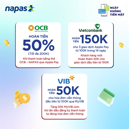 Nhiều chương trình khuyến mãi  hấp dẫn hưởng ứng Ngày không tiền mặt 2025
