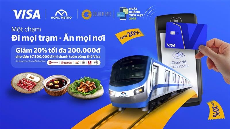 Visa thúc đẩy thanh toán số tại Việt Nam qua Chương trình Ngày không tiền mặt 2025