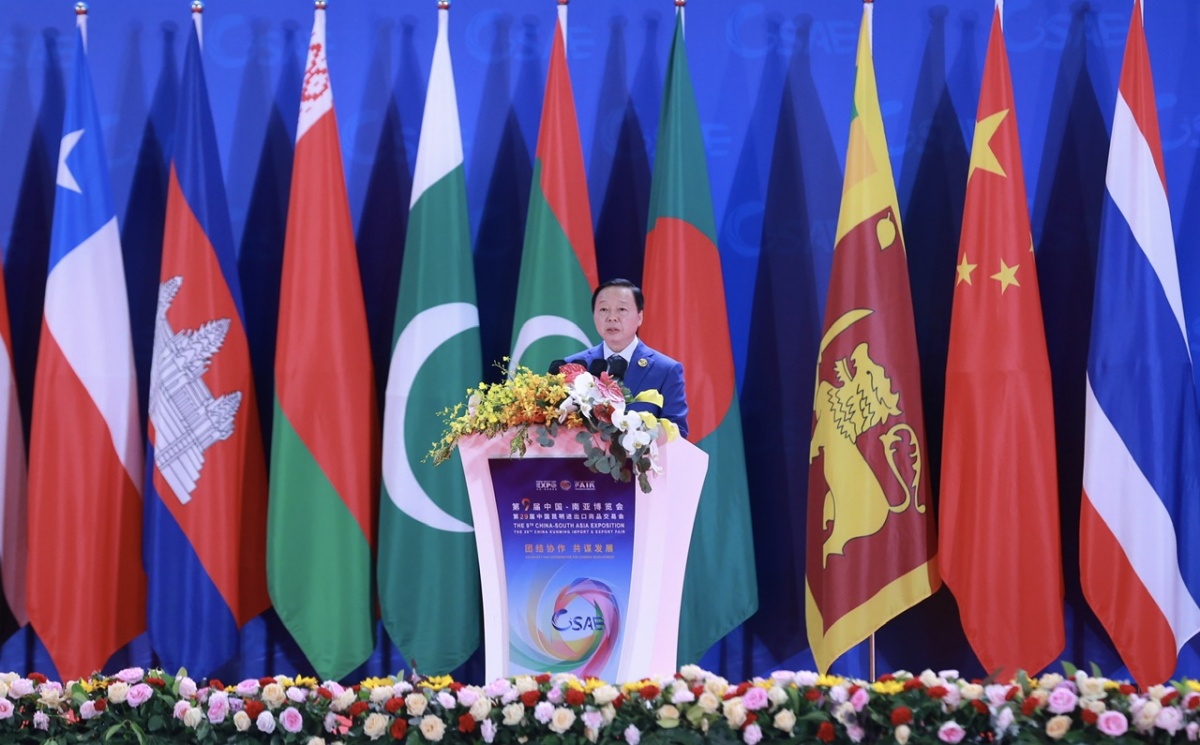 Phó Thủ tướng Trần Hồng Hà nhấn mạnh, cần thúc đẩy liên kết, chia sẻ cơ hội phát triển hài hòa, bền vững và bao trùm giữa các nền kinh tế - Ảnh: VGP/Minh Khôi