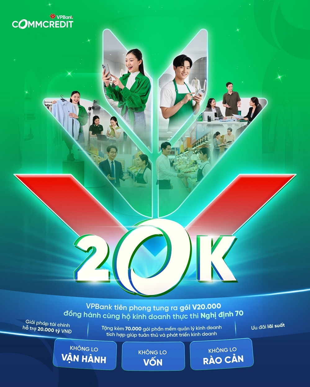 VPBank tung gói giải pháp toàn diện cùng hộ kinh doanh bắt nhịp Nghị định 70