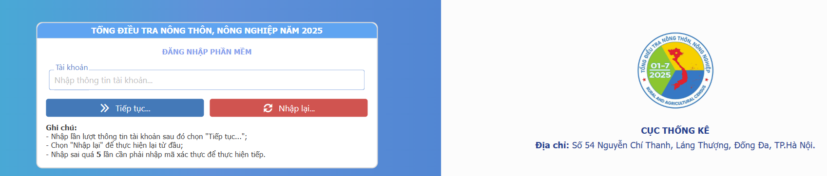 Tổng điều tra nông thôn, nông nghiệp năm 2025 Tổng điều tra nông thôn, nông nghiệp năm 2025
