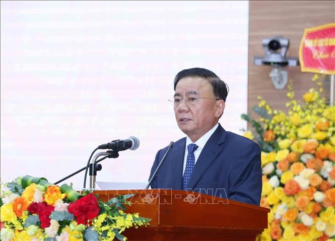 Đồng chí Trần Cẩm Tú, Uỷ viên Bộ Chính trị, Thường trực Ban Bí thư, Bí thư Đảng uỷ các cơ quan Đảng Trung ương - Ảnh: TTXVN