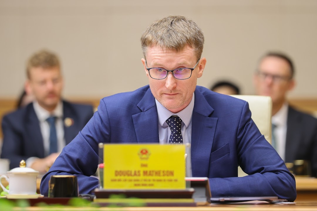 Ông Douglas Matheson, Giám đốc cấp cao Quản lý rủi ro tín dụng và Tuân thủ HSBC Việt Nam - Ảnh: VGP/Nhật Bắc Ông Douglas Matheson, Giám đốc cấp cao Quản lý rủi ro tín dụng và Tuân thủ HSBC Việt Nam - Ảnh: VGP/Nhật Bắc