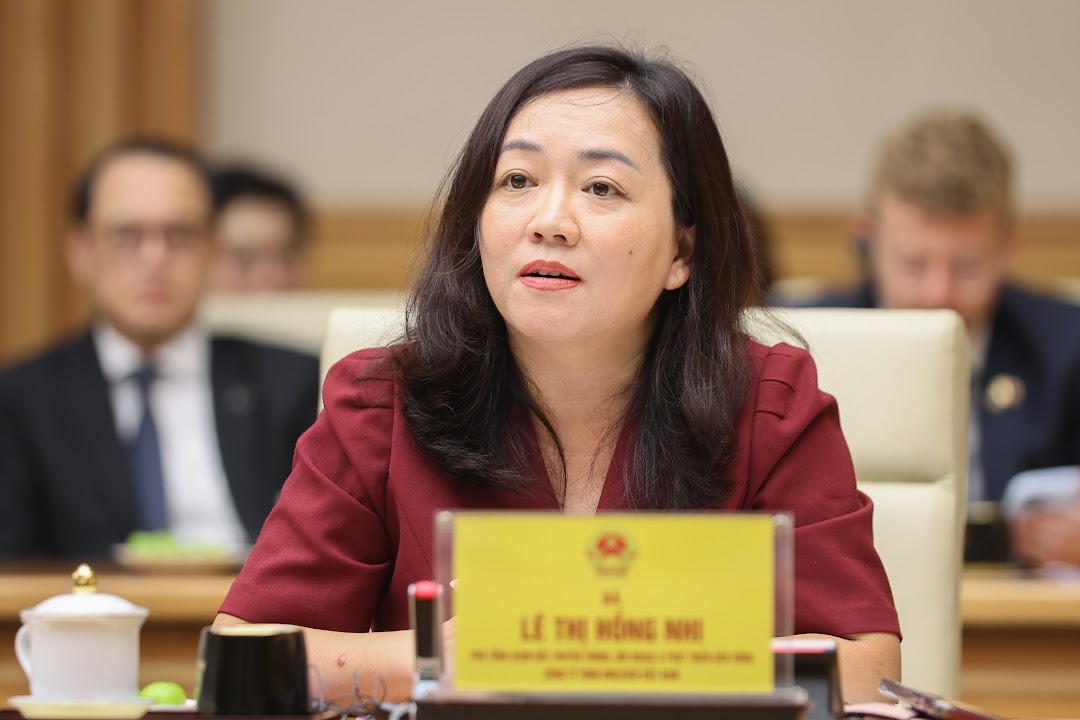 Bà Lê Thị Hồng Nhi, Phó Tổng Giám đốc Truyền thông, Đối ngoại và Phát triển bền vững Unilever Việt Nam - Ảnh: VGP/Nhật Bắc Bà Lê Thị Hồng Nhi, Phó Tổng Giám đốc Truyền thông, Đối ngoại và Phát triển bền vững Unilever Việt Nam - Ảnh: VGP/Nhật Bắc