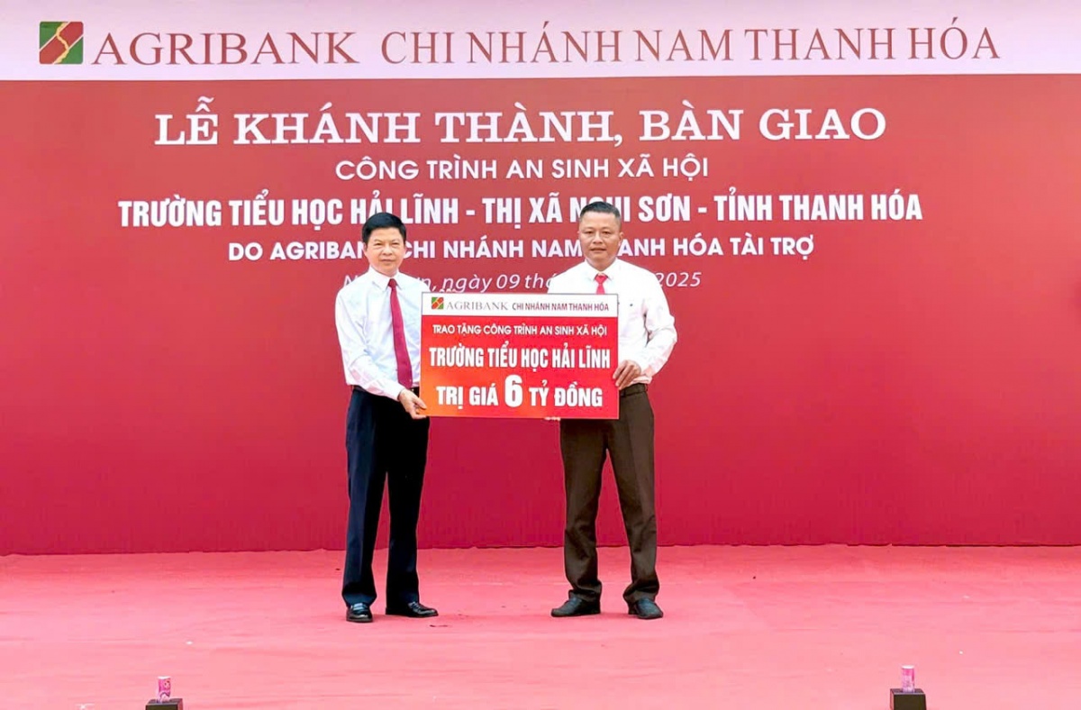 Agribank Nam Thanh Hóa: Đồng hành cùng sự nghiệp trồng người nơi xứ Thanh