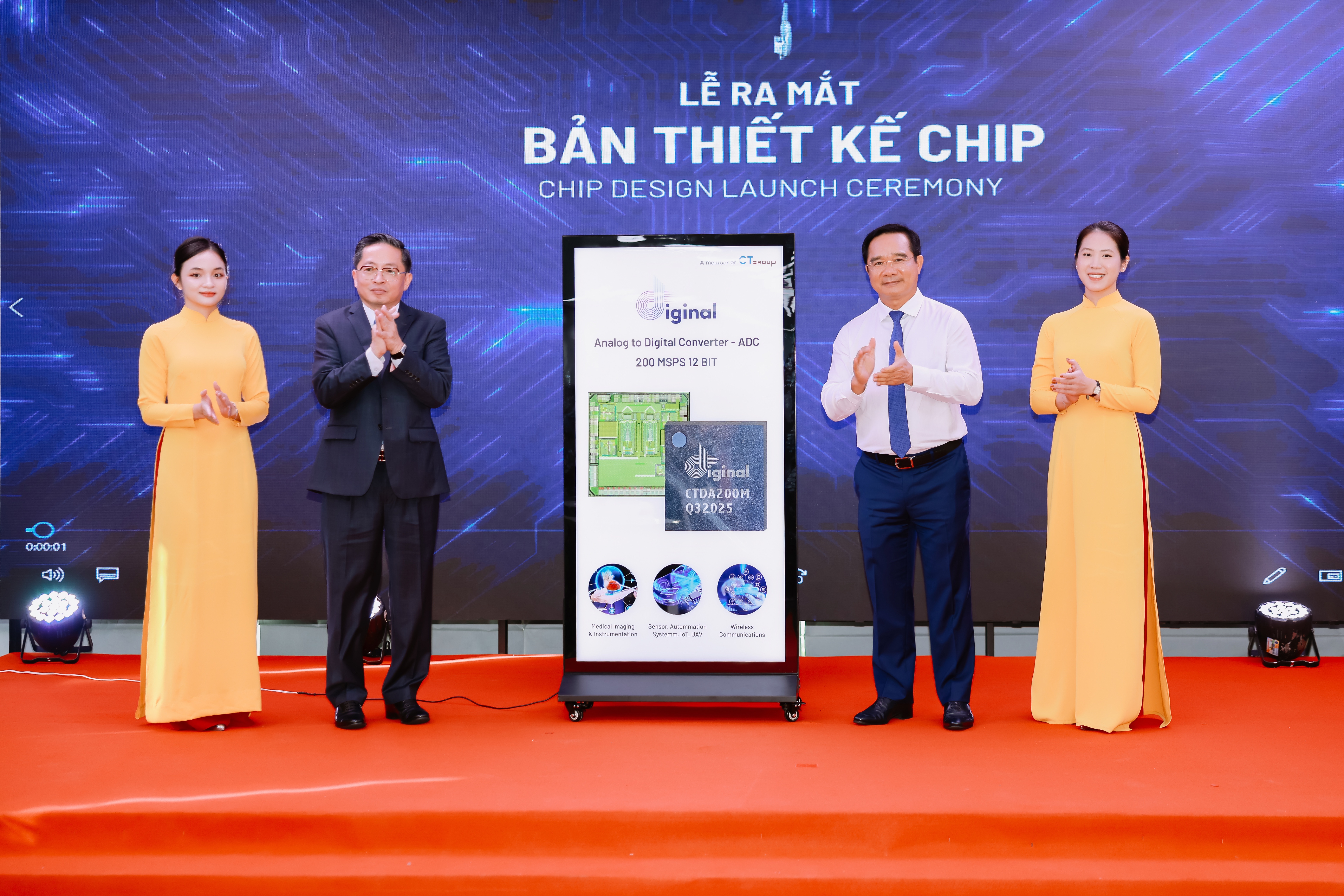 CT Group ra mắt thiết kế chip IoT của người Việt CT Group ra mắt thiết kế chip IoT của người Việt