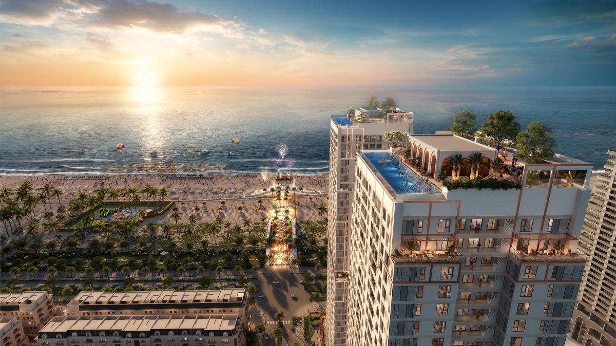 Giới tinh toàn cầu đang bị cuốn hút bởi căn hộ chạm biển – nơi cân bằng giữa tiện nghi hiện đại và thiên nhiên thuần khiết. Ảnh Regal Group. Giới tinh toàn cầu đang bị cuốn hút bởi căn hộ chạm biển – nơi cân bằng giữa tiện nghi hiện đại và thiên nhiên thuần khiết. Ảnh Regal Group.