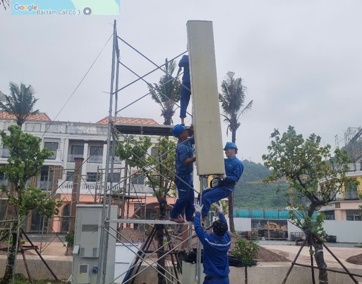 Đảm bảo thông tin liên lạc trước cơn bão số 3 Wipha Đảm bảo thông tin liên lạc trước cơn bão số 3 Wipha