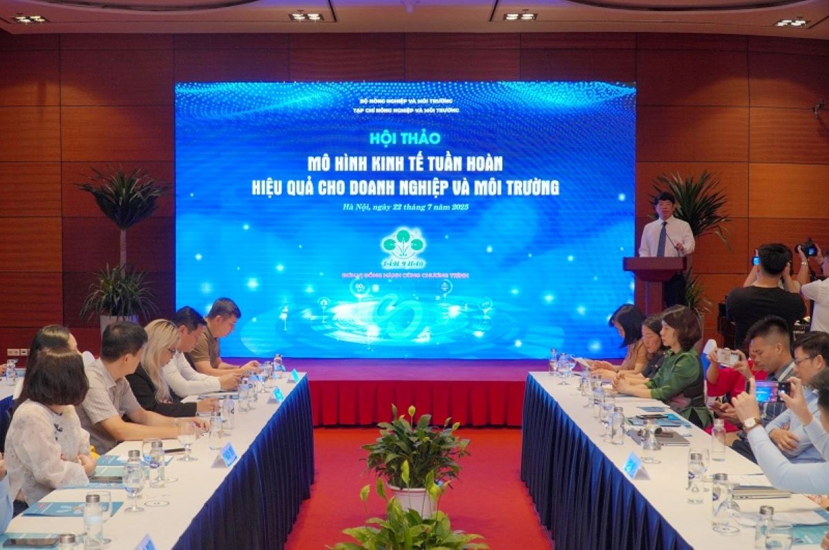 Hội thảo “Mô hình Kinh tế tuần hoàn: Hiệu quả cho Doanh nghiệp và Môi trường” Hội thảo “Mô hình Kinh tế tuần hoàn: Hiệu quả cho Doanh nghiệp và Môi trường”