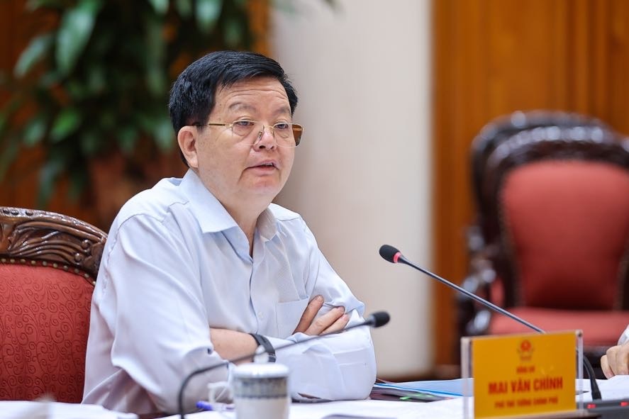 Phó Thủ tướng Mai Văn Chính phát biểu tại cuộc họp - Ảnh: VGP/Nhật Bắc Phó Thủ tướng Mai Văn Chính phát biểu tại cuộc họp - Ảnh: VGP/Nhật Bắc