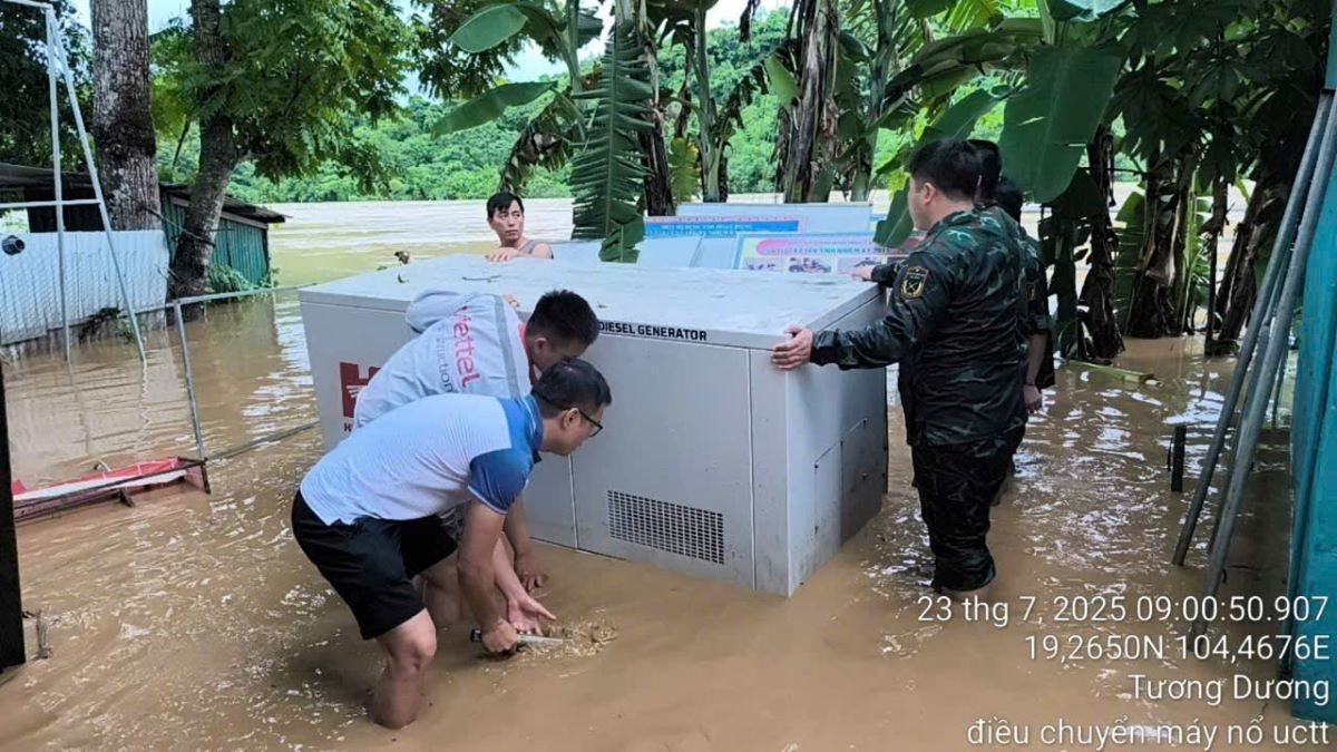 Các lực lượng kỹ thuật Viettel sẵn sàng ứng cứu thông tin Các lực lượng kỹ thuật Viettel sẵn sàng ứng cứu thông tin