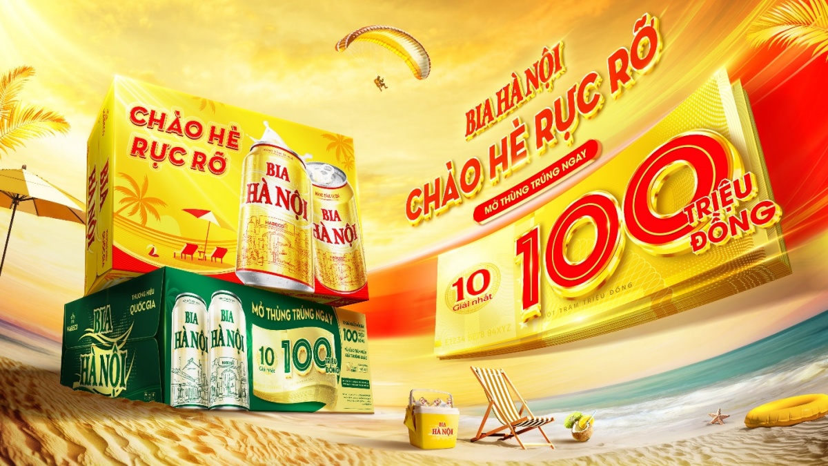 Chương trình khuyến mại “Chào hè rực rỡ” của Bia Hà Nội Chương trình khuyến mại “Chào hè rực rỡ” của Bia Hà Nội