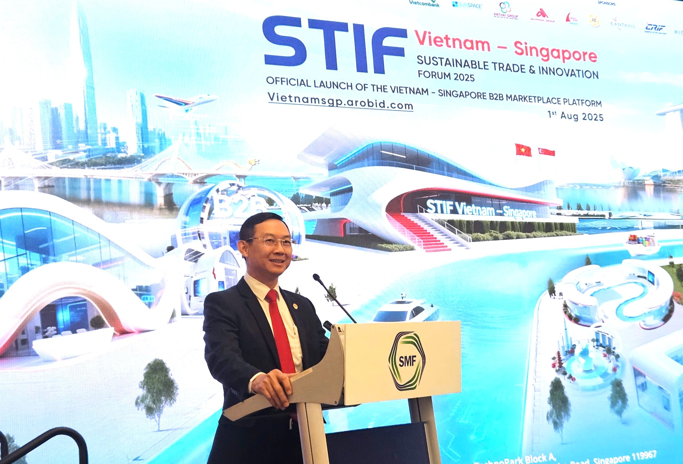 Công bố sàn giao dịch thương mại điện tử B2B Việt Nam - Singapore