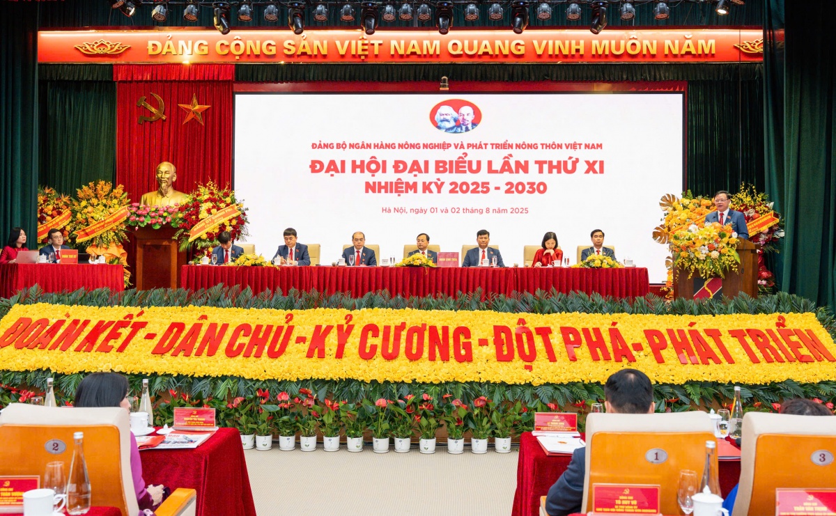 Đảng bộ Agribank nhiệm kỳ 2025 - 2030: Đoàn kết - Dân chủ - Kỷ cương - Đột phá - Phát triển