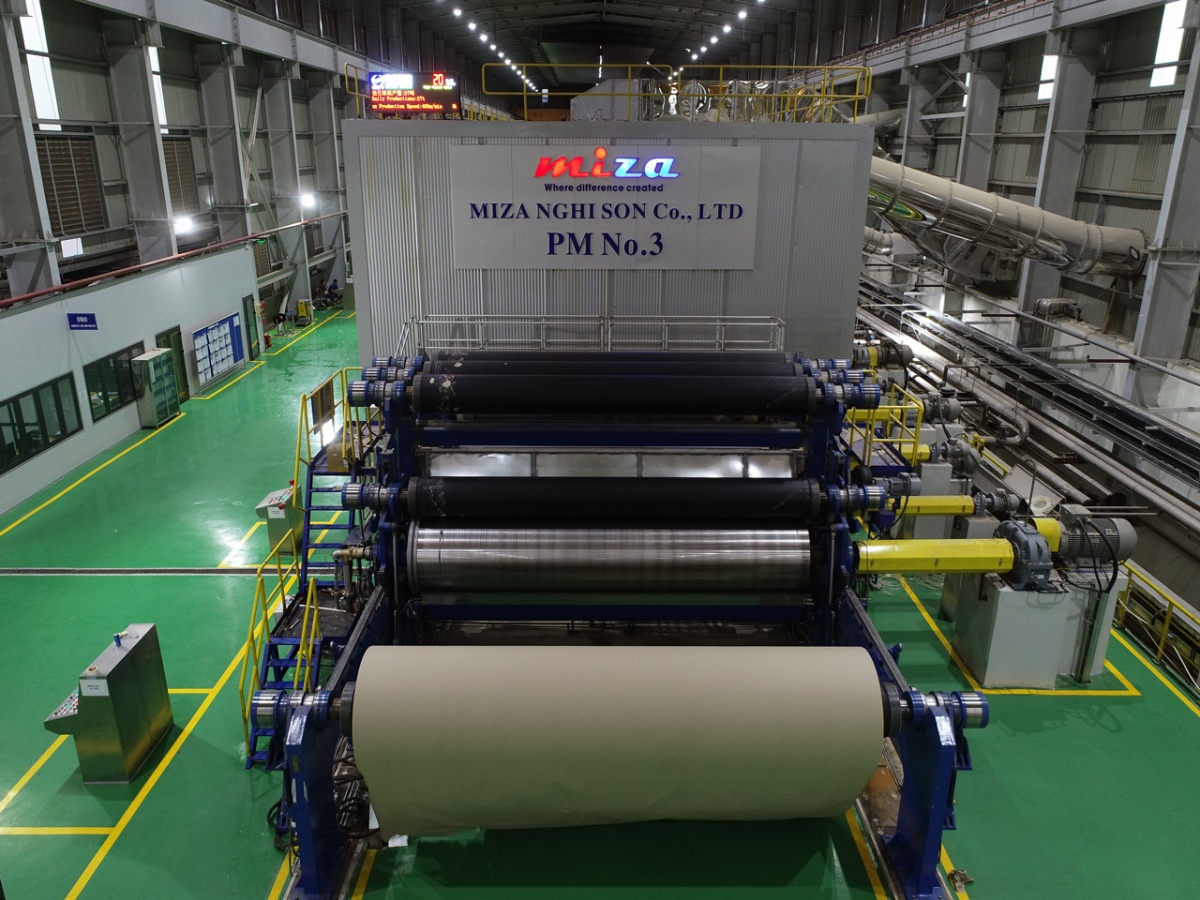 Sản xuất bột giấy từ nguyên liệu tái chế