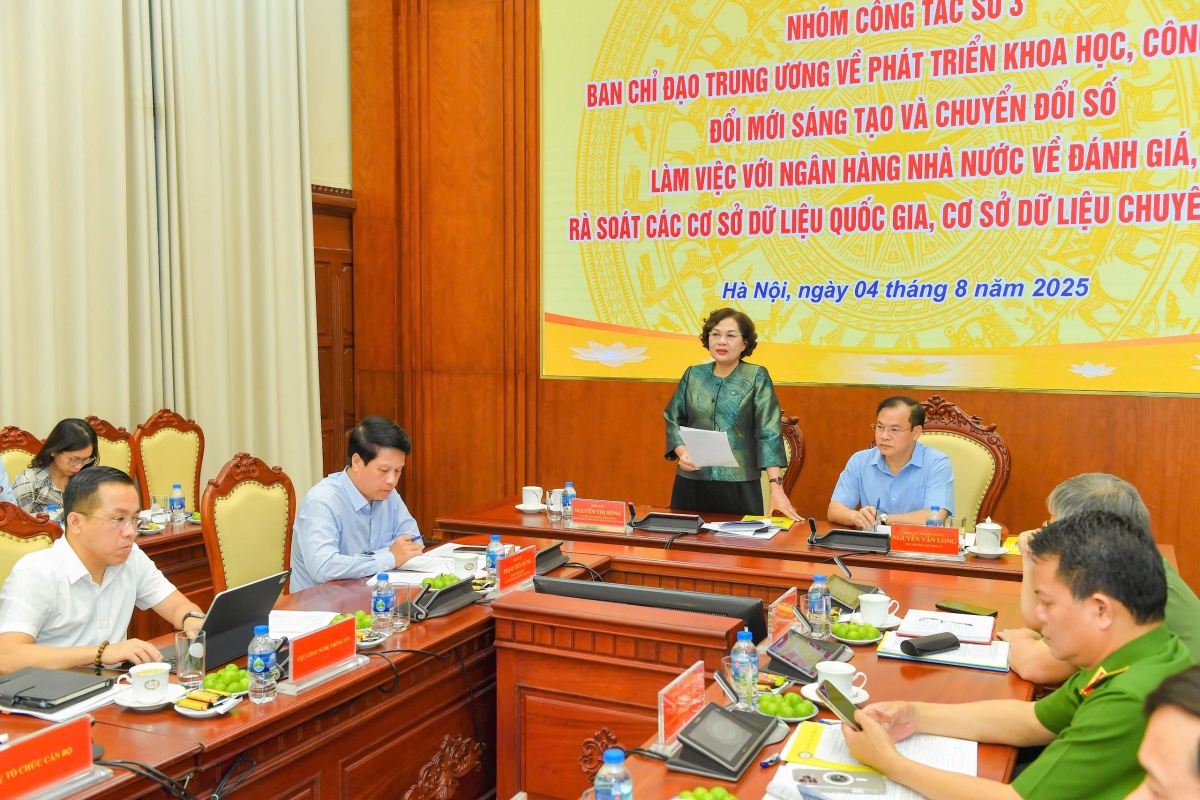 NHNN chủ động, tích cực, đi đầu trong công tác xây dựng cơ sở dữ liệu dùng chung