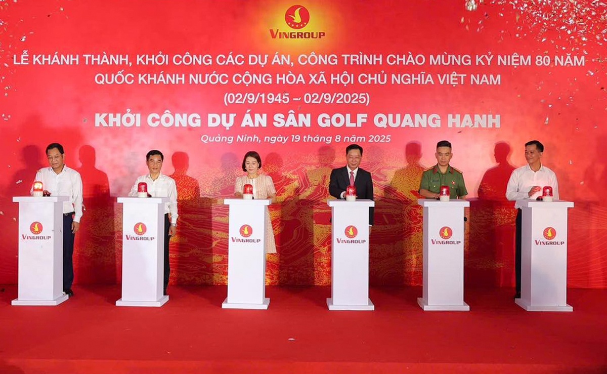 Lễ khởi công sân golf 18 hố tiêu chuẩn quốc tế tại Quang Hanh, Quảng Ninh