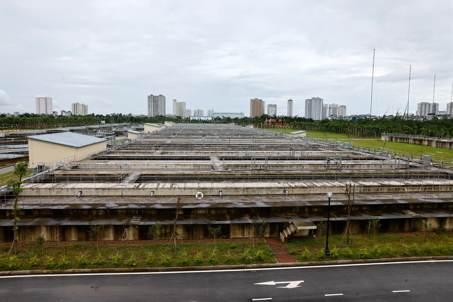 Khánh thành Nhà máy xử lý nước thải Yên Xá Khánh thành Nhà máy xử lý nước thải Yên Xá